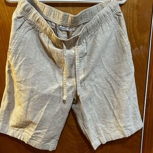 Livergy Men's Tan Linen Shorts